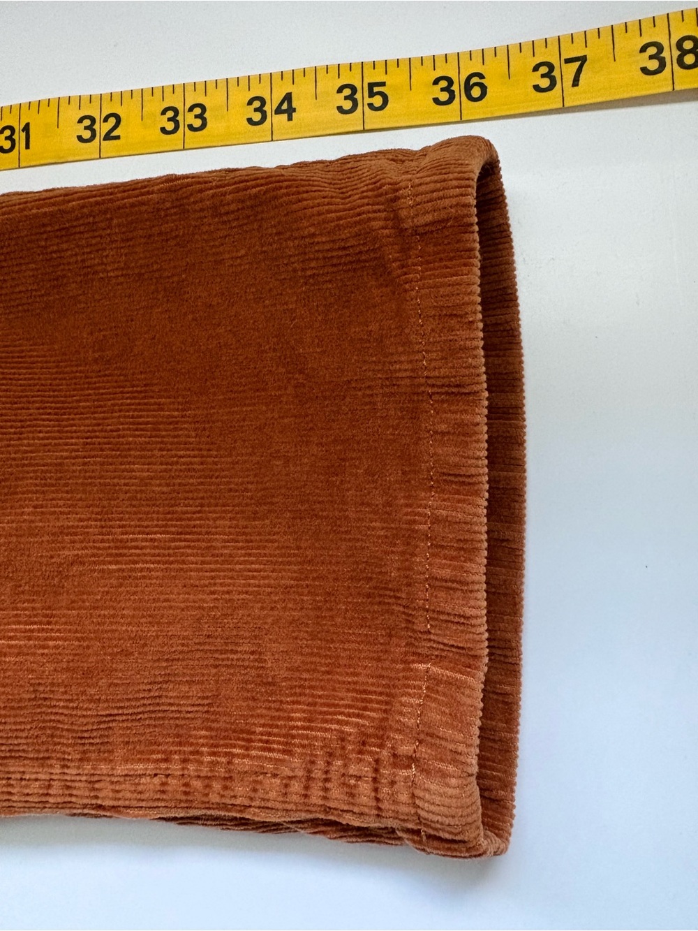 Everlane The Cheeky Straight Corduroy Pant Cognac/Rust Size 27 - Picture 9 of 10